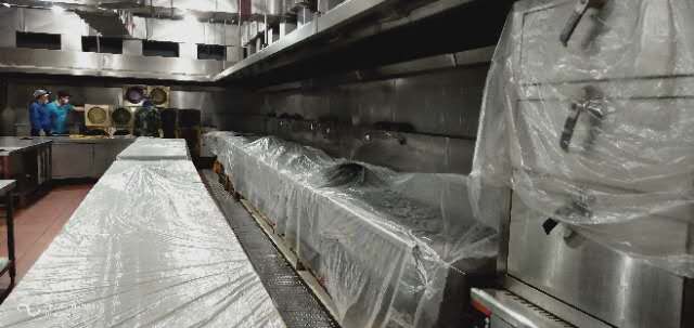 苏州市机关单位厨房油烟机油烟管道风机净化器清洗